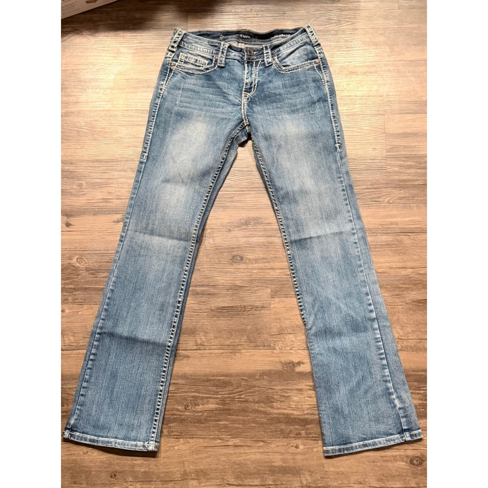 Cowgirl Tuff Co Liberty American Flag Bootcut Jeans Medium Wash W30 L35 Womens